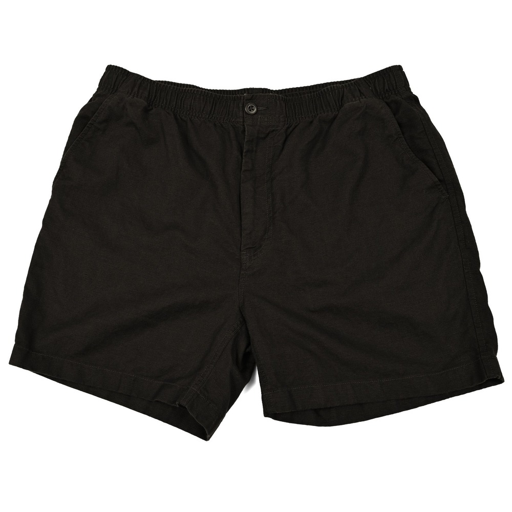 J Crew Oarsman Shorts Mens Large Cotton Linen Blend Elastic Waist Casual Preppy